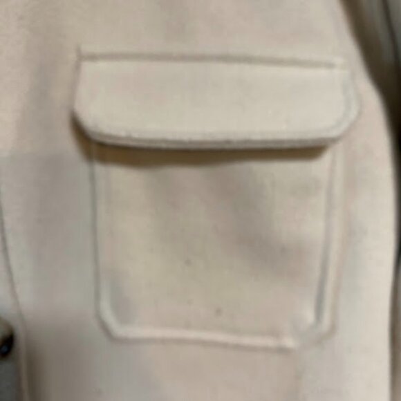 Ardene Cream Shacket Women's Shirt Jacket Size S/P - Picture 7 of 11